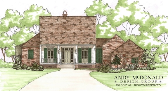 An architectural rendering by Andy McDonald Design Group